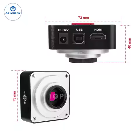 38MP FHD Camera V8 1080P 60FPS HDMI USB Video Microscope Camera for Monocular Trinocular Microscope 