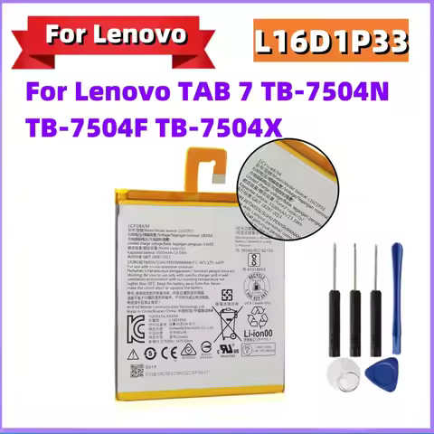 L16D1P33 New L16D1P33 3500mAh Battery For Lenovo TAB4 7.0 Inch TB-7504N TB-7504F TB-7504X Tablet Bat