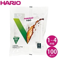 Hario V60 Coffee paper Filter  VCF-02-100 ฮาริโอะ กระดาษกรอง สำหรับดริป ขนาด 02 (บรรจุ100 แผ่น) กระดาษสีไม้น้ำตาล และขาว บรรุจุ ห่อพลาสติก และกล่อง แพคเกจใหม่