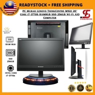 PC Murah Lenovo ThinkCentre M92z 20″ Core i7-3770S RAM8GB SSD 256GB WI-Fi AIO Computer