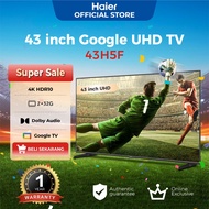 [FREE SHIPPING / READY STOCK] Haier 43" UHD Google TV - MEMC - 4K HDR -Dolby Audio-  RAM 2GB ROM 32G