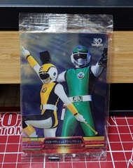 絕版日版 東映 森永 超級戰隊 30週年紀念系列 超新星戰隊 透明膠咭 (有原裝袋保護)