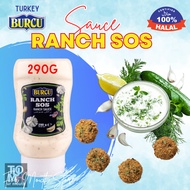 (halal) 290g Burcu Ranch Sauce/ Garlic Sauce/ Cheese Sauce/ Salad Dressing/Sos Ranch