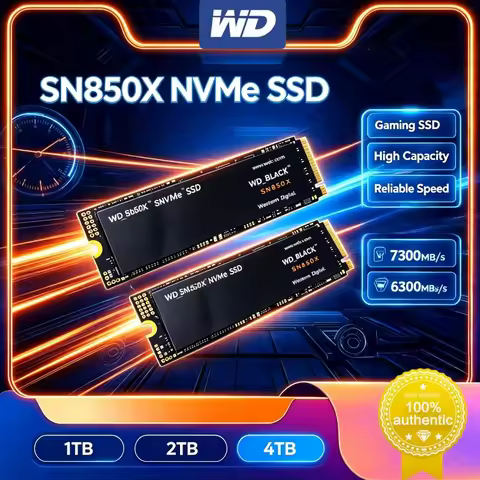 WD BLACK SN850X 4TB PCIe4.0 X4 NVMe M.2 Internal SSD High Performance Solid State Disk For Gaming PC