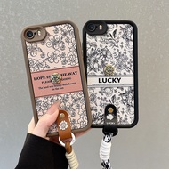 Case iPhone 5 Case iPhone 5s Case with a bracelet Flower Pattern Case Cute Soft Phone Case BB-HDMD