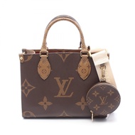 【二手】路易威登LOUIS VUITTON OnTheGo PM Monogram Giant Reverse 手提包 M46373 PVC塗層帆布 OnTheGo PM 女士