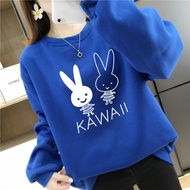 [AMYGO] Sweatshirt Woman Oversized Sweatshirts Women Plus Size Blouse Women Wanita Ladies Blaus Baju Perempuan Lengan Panjang