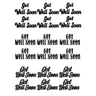 6PCS GET WELL SOON FOR 5" BALLOON