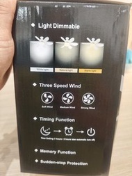 Fan Light.Ceiling Fan With Light 40W No tools needed, screw in to your ceiling light bulb socket
螺絲頭