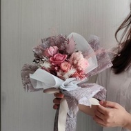 畢業禮物-永恆的愛-永生韓式花束畢業 老師禮物