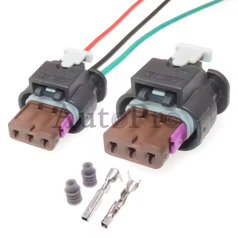 1 Set 3 Hole 4F0 973 703 A 4F0973703A 4F0973703 AC Assembly Reversing Radar Wire Socket Auto Cable P