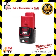 MILWAUKEE M12B3 / M12 B3 ASIA M12™ 3.0AH REDLITHIUM™-Ion Compact Battery
