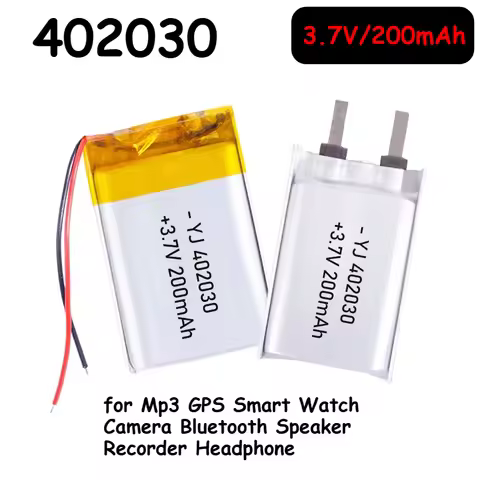 1-20pcs 402030 Battery 3.7V 200mAh Lipo Rechargeable Battery for Mp3 GPS Smart Watch Camera Bluetoot