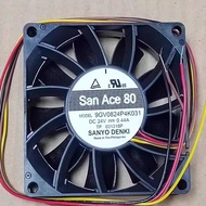 [Radiator] 9GV0824P4K031 SANYO SANYO 24V 0.44A 8cm Inverter Cooling Fan 4 Wires