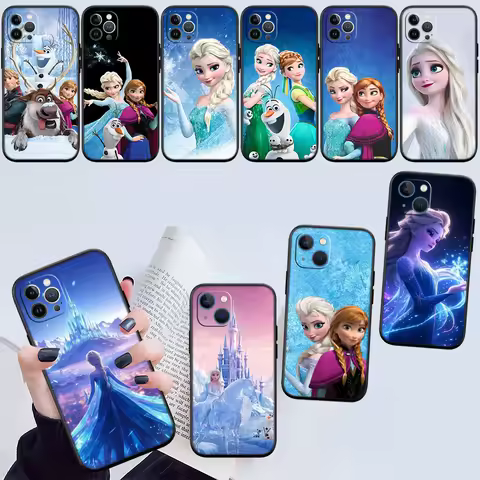 DS6 Frozen Olaf Elsa Anna New High-End Shell Phone Case for iPhone 16 15 14 13 12 Pro Max Plus Mini