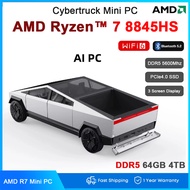 New R7 8845HS Mini PC Windows 11 WiFi 6E Gaming PC DDR5 5600MHz 32GB 500GB Pcie 4.0 Display Computer