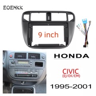 9นิ้วขายึดวิทยุ 2 dinหน้ากากวิทยุจอแอนครอยกรอบวิทยุHonda Civic (Ej/ek/EM) 1995-2001