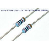 BCcomponents MRS25 100K~10M 1% 0.6W 350V Precision Resistor x1