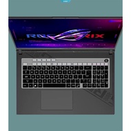 Silica Laptop Case For ASUS 2023 ROG Strix SCAR 18 / ROG 7Plus Transparent Dust and Water Resistant Keyboard Membrane   [ZK]