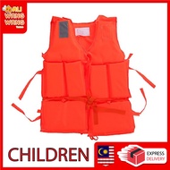 Adult Kid Polyester Life Jacket for Swimming Boating Ski Vest Universal