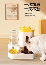 狗猫一體自動飲水喂食器雙碗
