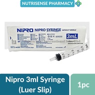 Nipro 3ml Syringe (Luer Slip) 1's