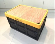 《Costco》 InstaCrate 《Forest Outdoor》通用款桌板 摺疊收納箱 露營箱 收納籃 42L 野餐籃 摺疊塑膠箱 塑膠箱 整理箱