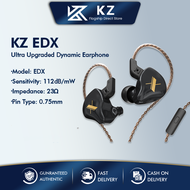 KZ EDX 1DD HIFI In Ear Earphone with Mic Headphones In Ear Noise Cancelling Earphone