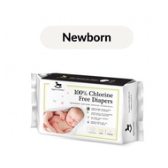 Applecrumby Newborn Tape Diaper NB&lt;4kg 4pcs/pack 100% Chlorine Free Diapers Premium Overnight