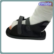 EMOTE Foot Fracture Shoes, Black Support Brace Fracture Boot, Ankle Protector Broken Toe Forefoot In
