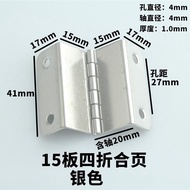 Bend Black Engineering Furniture Cabinet Door Hinge Four-Fold Hinge Blind Folding Page