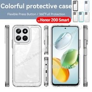 Shockproof Soft Colorful Frame Clear Phone Case For Honor 200 Smart 5G Case Cover Honor 200 Smart Pr