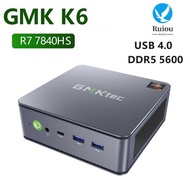GMKtec K6 MINI PC AMD Ryzen 7 7840HS USB4.0 DDR5 5600Mhz M.2 NVME SSD Triple Display Windows 11 Pro 