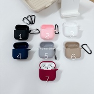Airpods4 silicon case, airpods4 case / airpods pro1/2 case / basic plain airpods3 case