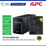 APC UPS BX1200MI-MS 1200VA, 230V BACK UPS AVR UNIVERSAL SOCKET WITH BATTERY BACKUP * UNINTERRUPTIBLE