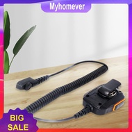 SM18N2 Radio Mic Hands-free Remote Speaker Microphone Back Clip 3.5mm Audio Jack Replacement IP54 fo