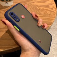 เคสโทรศัพท์ เคส Motorola Moto E7i Power E7 Plus ผิวบางเฉียบรู้สึก Frosted เลนส์ใสกล้องฟิล์มป้องกัน Hard Back Shell ขอบซิลิโคนอ่อนนุ่ม Full Cover