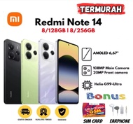 HP Xiaomi Redmi NOTE 14 4G LTE 8/128GB  Original - Bergaransi - FULLSET