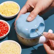 1pc Manual Food Processor, Vegetable Chopper, Garlic Mincer, Handheld Small Food Processor, Vegetabl