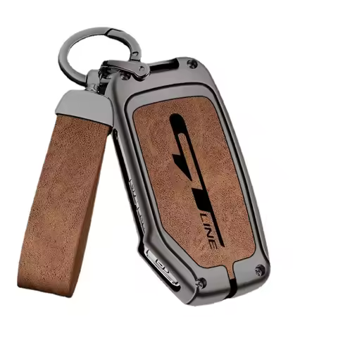 Zinc Alloy 3/4 Buttons Car Remote Key Case For KIA GT Line Forte Seltos K3 K5 Sportage Ceed Soul For