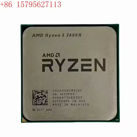 CPU Ryzen AMD R5 2600X 6-core 12-thread processor
