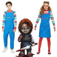Child's Play Licensed Chucky Costume Halloween Kid Boys Girls Fancy Dress Outfit Costume Suit
