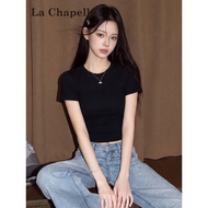 Lasher Bell - Stylish Black Short Sleeve Top for Women