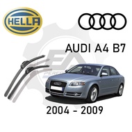 AUDI A4 B7 2004 - 2009 WINDSCREEN WIPER BLADE SET 22" + 22" HELLA CLEANTECH