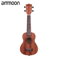 [ammoon]อูคูเลเล่เครื่องดนตรี21อูกูเลเลอะคูสติก Sapele 15 Fret