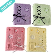 HSHELANXB Photocard Holder, A5 Ballet-Style Photo Albums, Plush Ribbon Bow Girls Star Photo Card Col