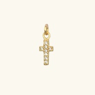 Foundry Gold Vermeil Cross Charm