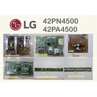 LG Plasma TV 42PN4500 42PA4500 Power Board EAX64276601 Main Board EAX64696604 Inverter Board T-Con B