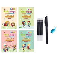 Magic pen handwriting menulis kanak buku latihan prasekolah kids learning book children copybookcalligraphy practice