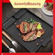 LemoisBeauty- Grill Pan Yakiniku Non-stick BBQ Meat Grill/